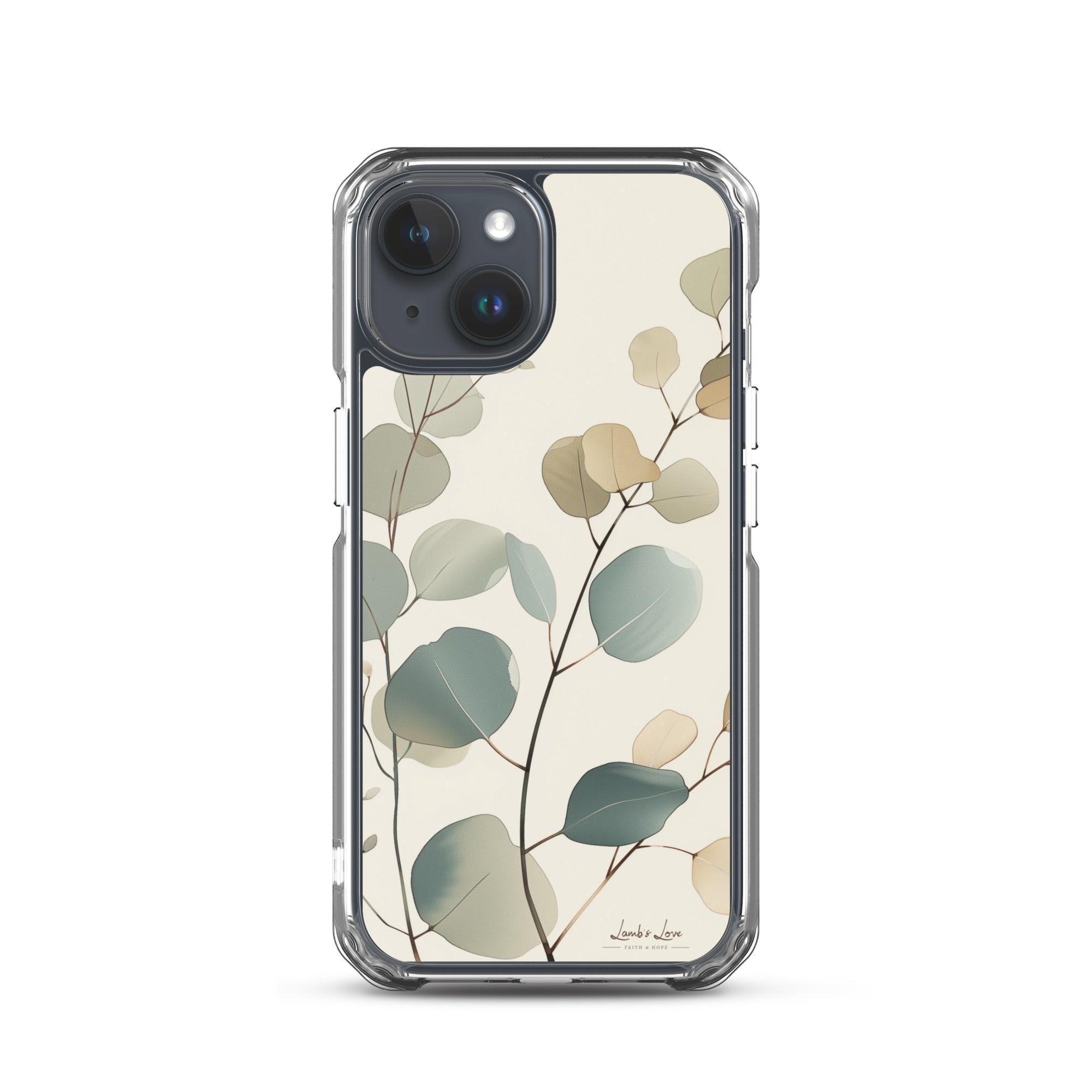 Eucalyptus, Clear-edge Case for iPhone - Lamb’s Love