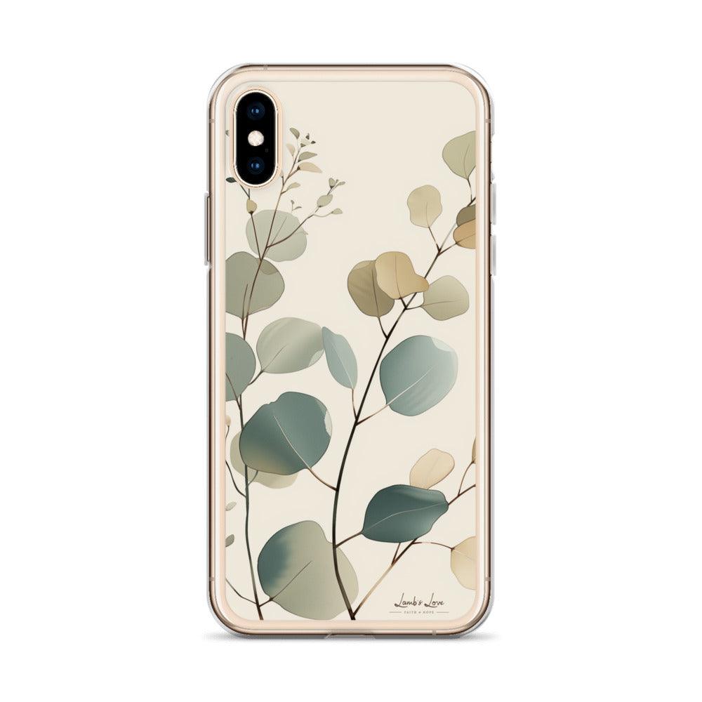 Eucalyptus, Clear-edge Case for iPhone - Lamb’s Love