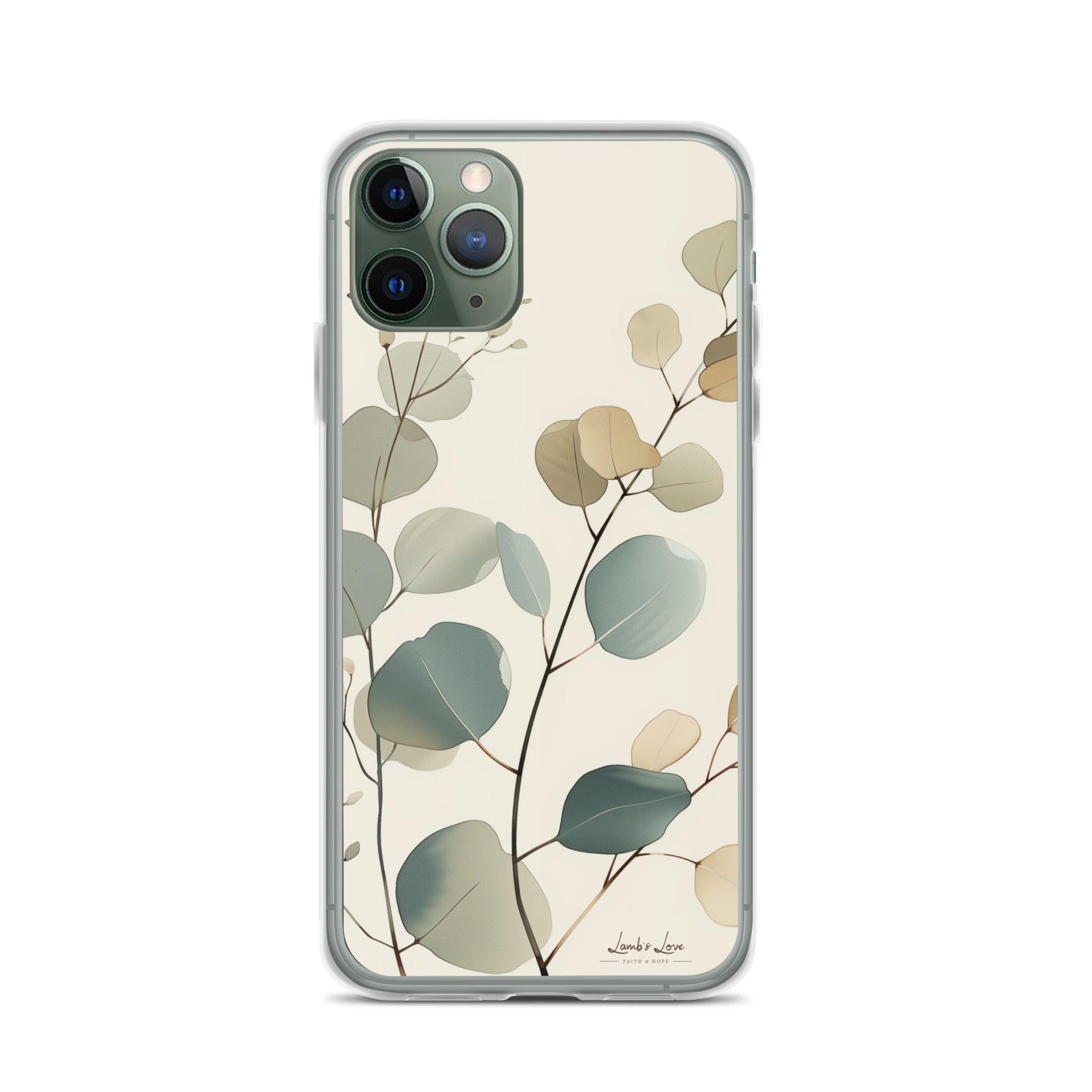 Eucalyptus, Clear-edge Case for iPhone - Lamb’s Love