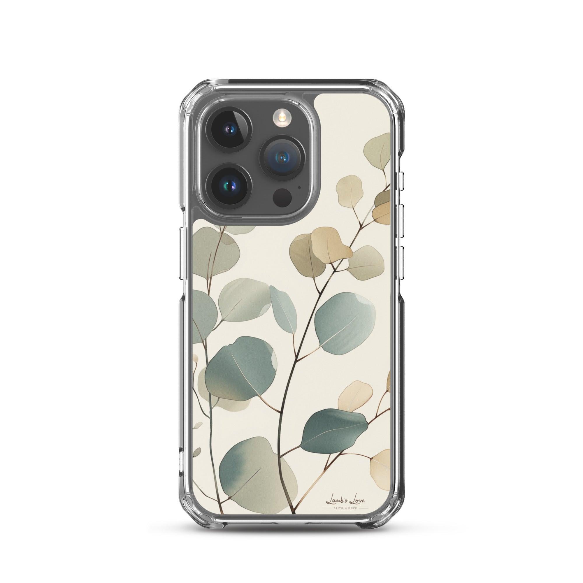 Eucalyptus, Clear-edge Case for iPhone - Lamb’s Love