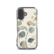 Eucalyptus, Clear - edge Case for iPhone - Lamb’s Love