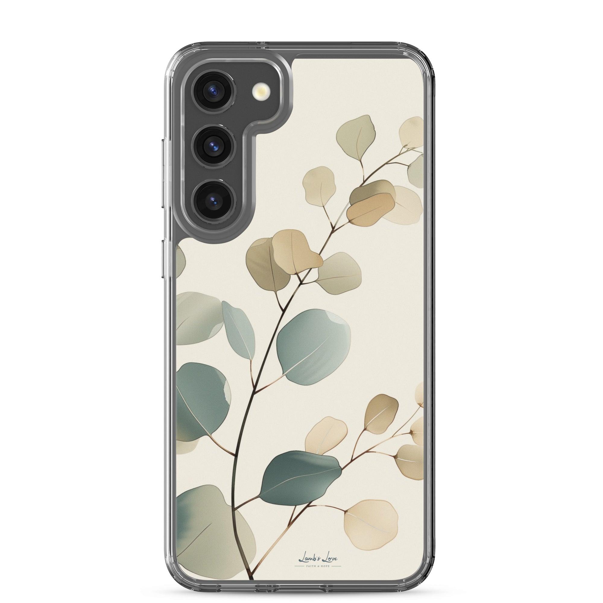 Eucalyptus, Clear-edge Case for Samsung - Lamb’s Love