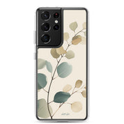 Eucalyptus, Clear-edge Case for Samsung - Lamb’s Love