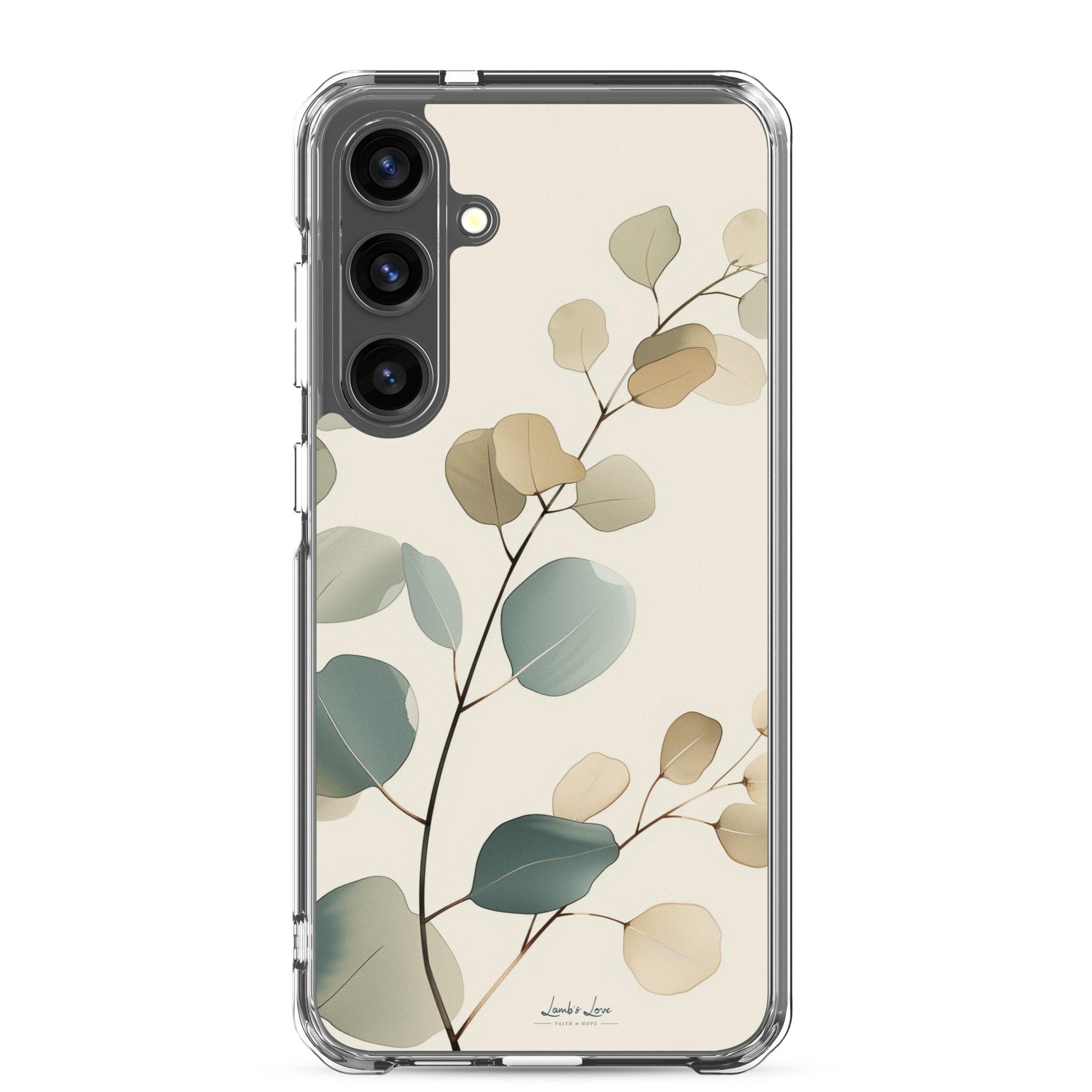 Eucalyptus, Clear-edge Case for Samsung - Lamb’s Love