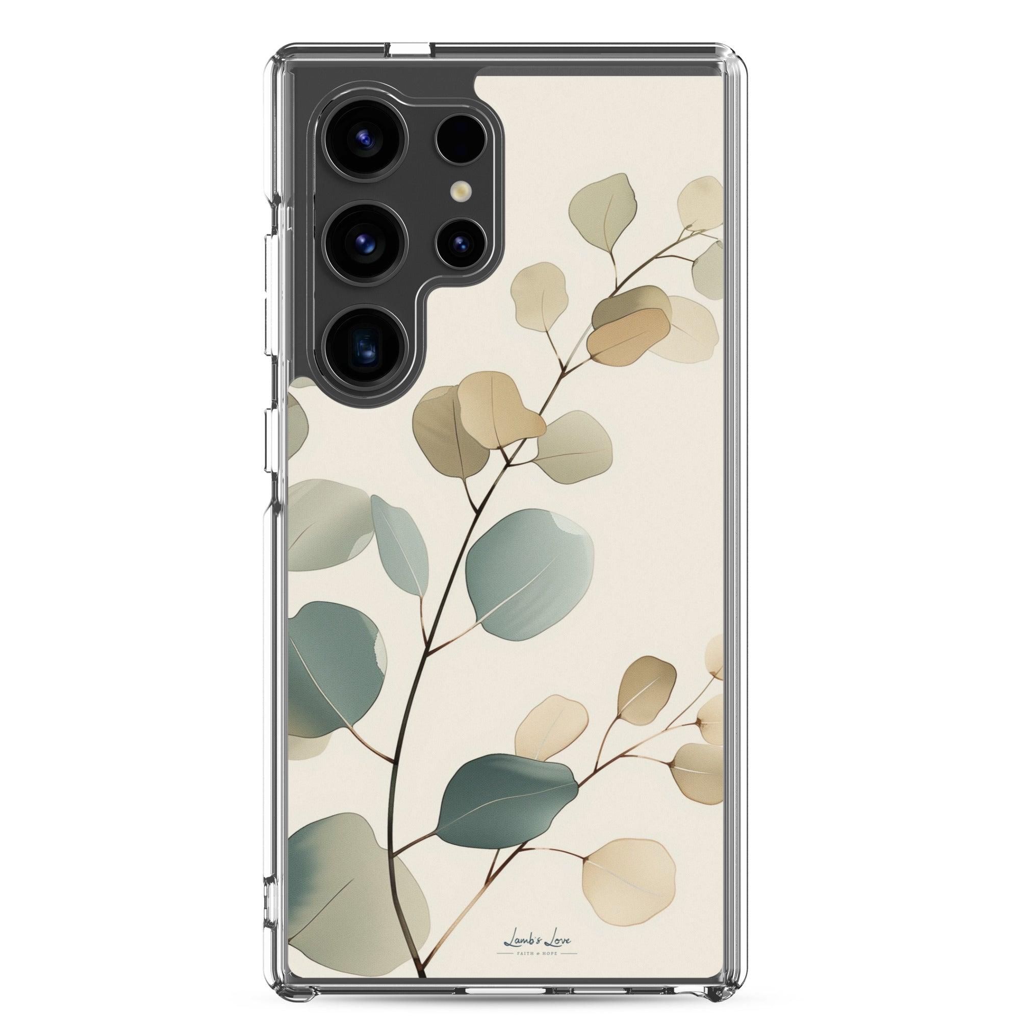 Eucalyptus, Clear-edge Case for Samsung - Lamb’s Love