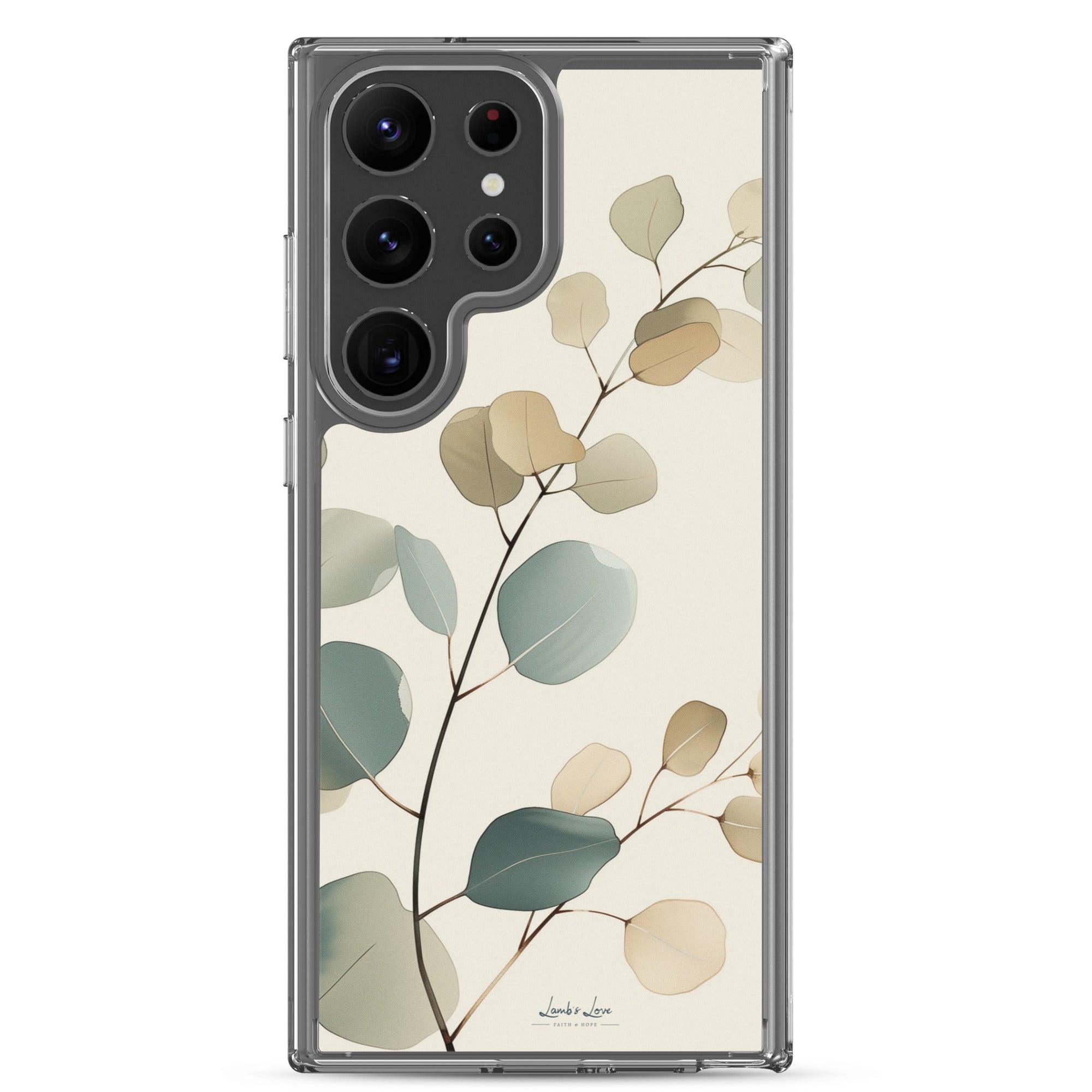 Eucalyptus, Clear-edge Case for Samsung - Lamb’s Love