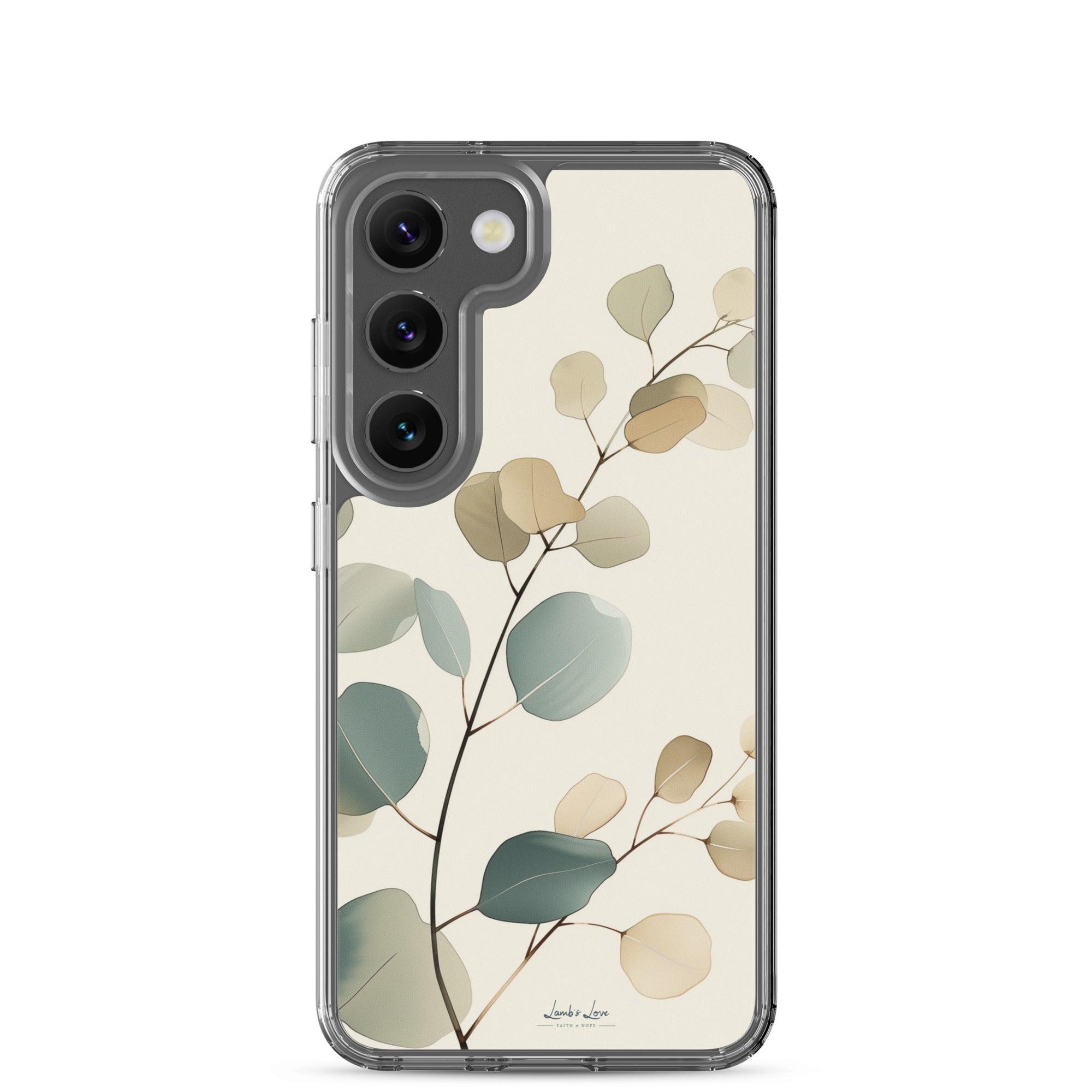 Eucalyptus, Clear-edge Case for Samsung - Lamb’s Love