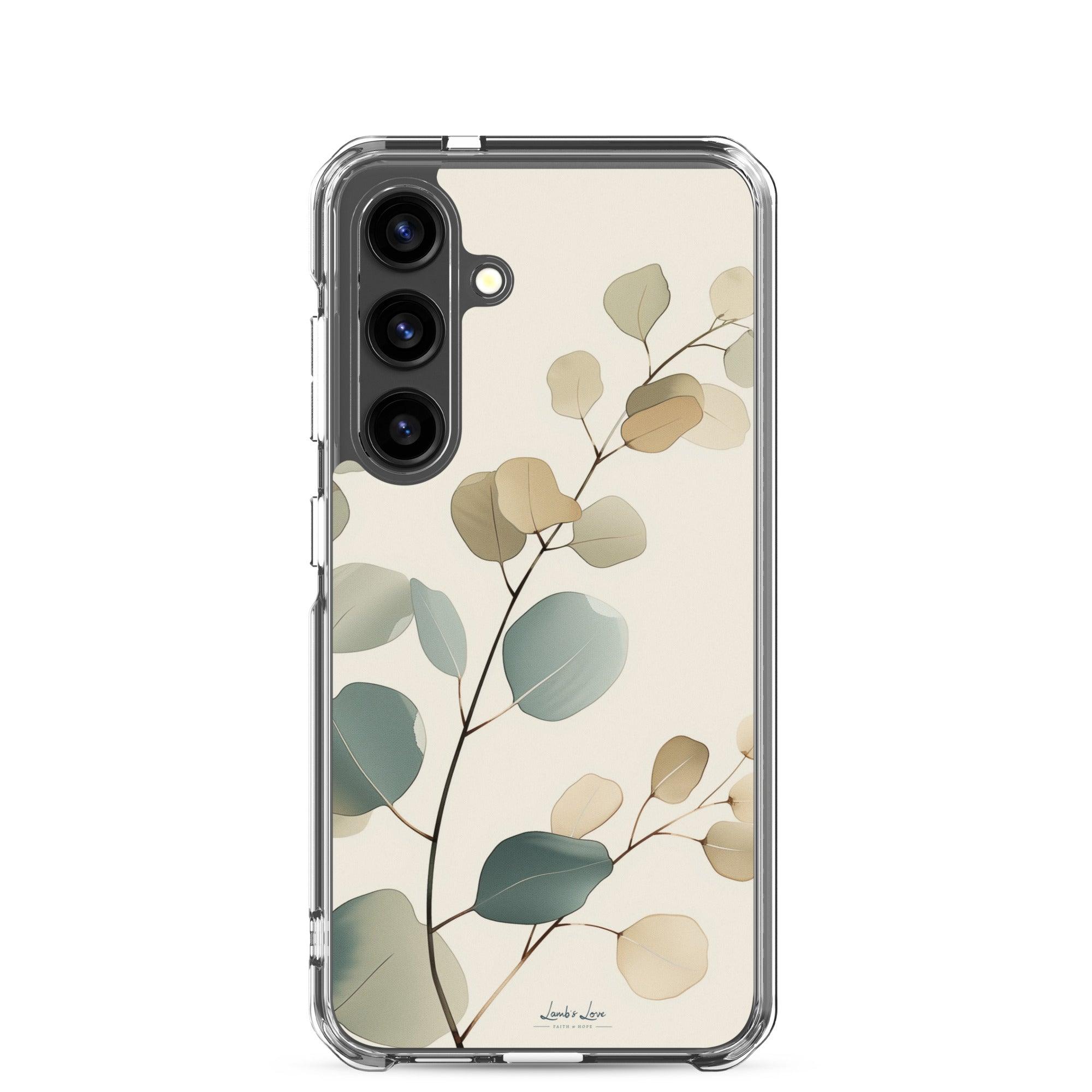 Eucalyptus, Clear-edge Case for Samsung - Lamb’s Love