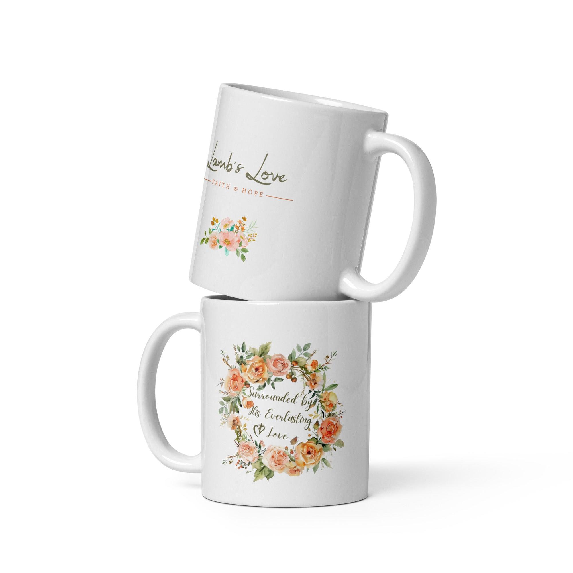 Everlasting Love, White Interior Mug - Lamb’s Love