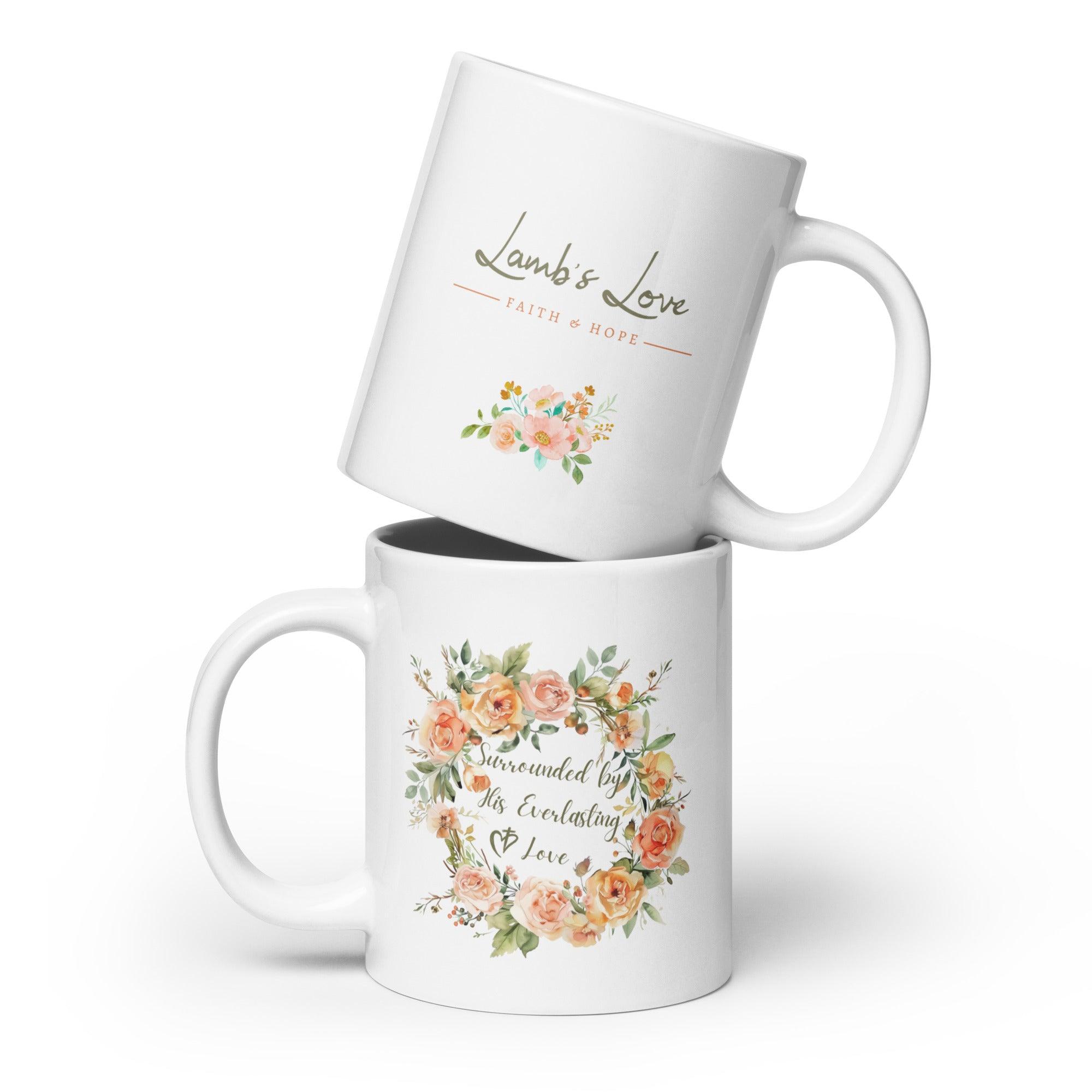 Everlasting Love, White Interior Mug - Lamb’s Love