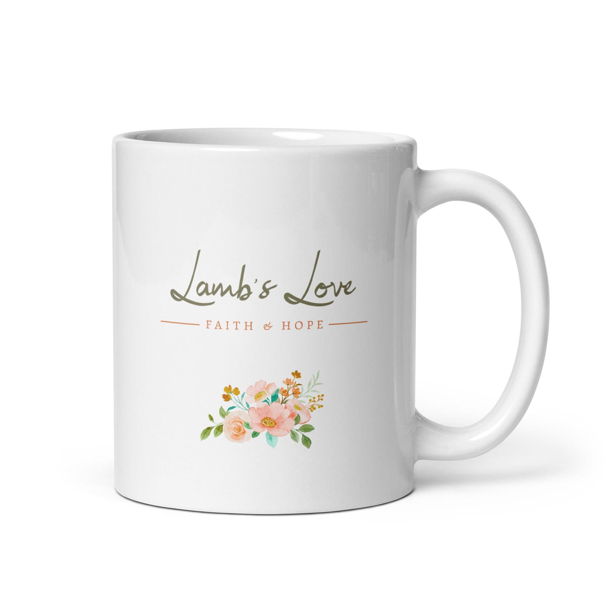 Everlasting Love, White Interior Mug - Lamb’s Love