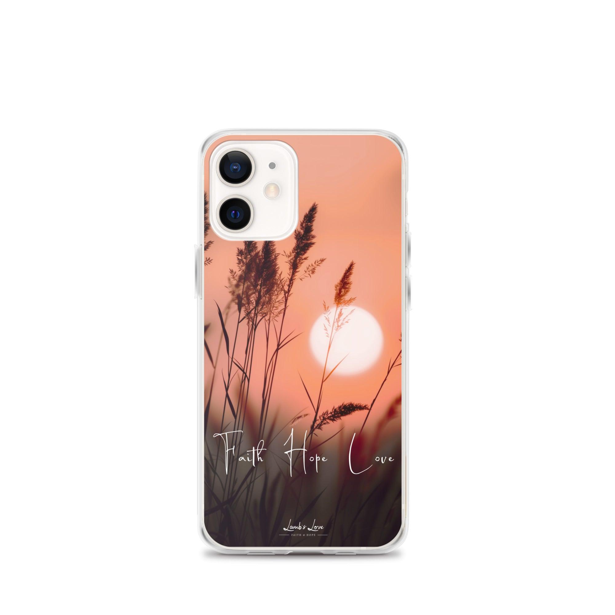 Faith Hope Love, Clear-edge Case for iPhone - Lamb’s Love