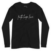 Faith Hope Love, Women's Long Sleeve Tee - Lamb’s Love