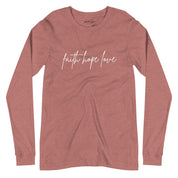 Faith Hope Love, Women's Long Sleeve Tee - Lamb’s Love