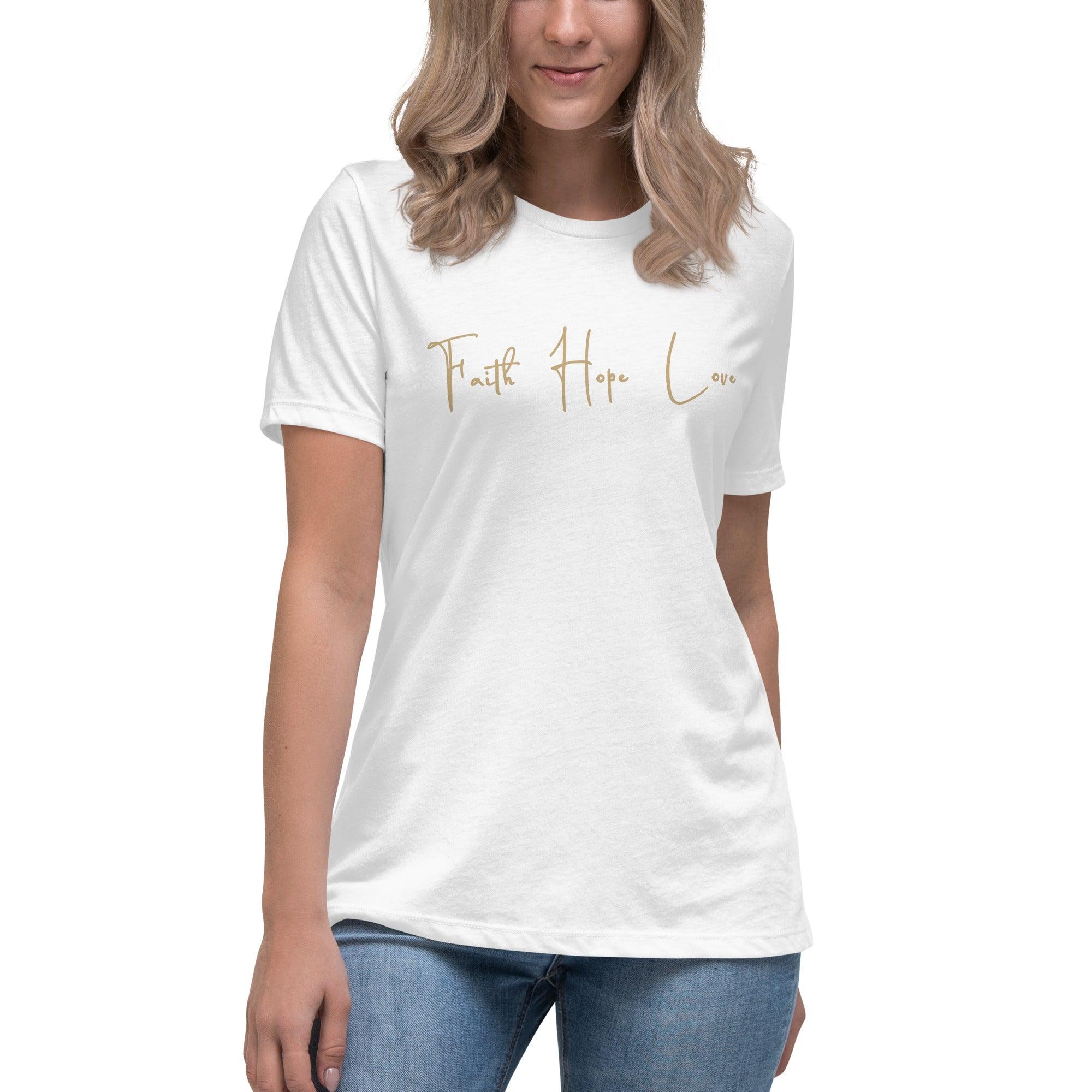 Faith Hope Love, Women's T-Shirt - Lamb’s Love