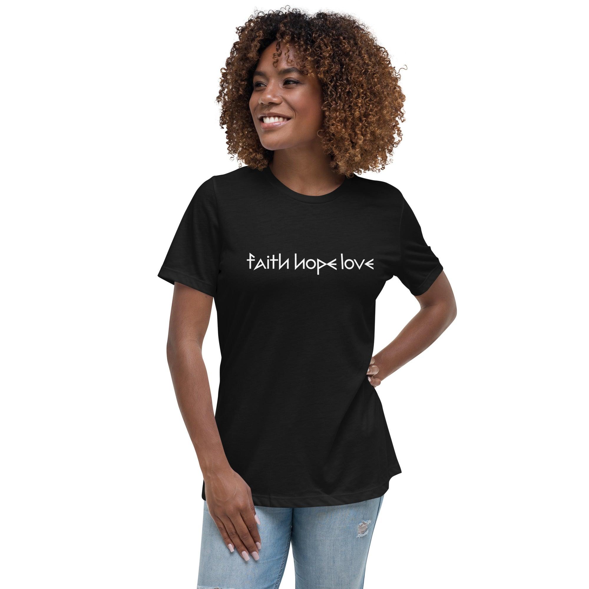 Faith Hope Love, Women's T-Shirt - Lamb’s Love