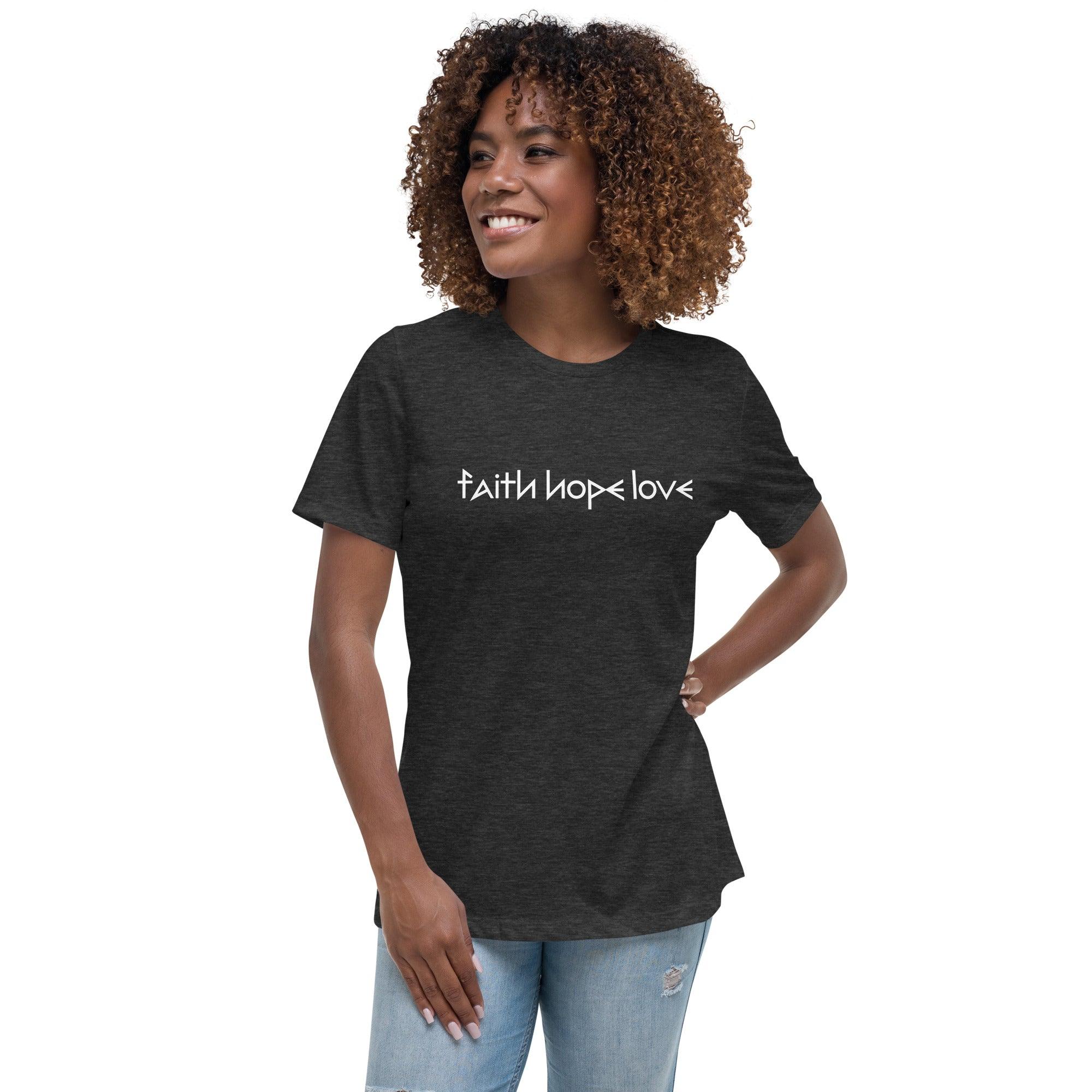 Faith Hope Love, Women's T-Shirt - Lamb’s Love