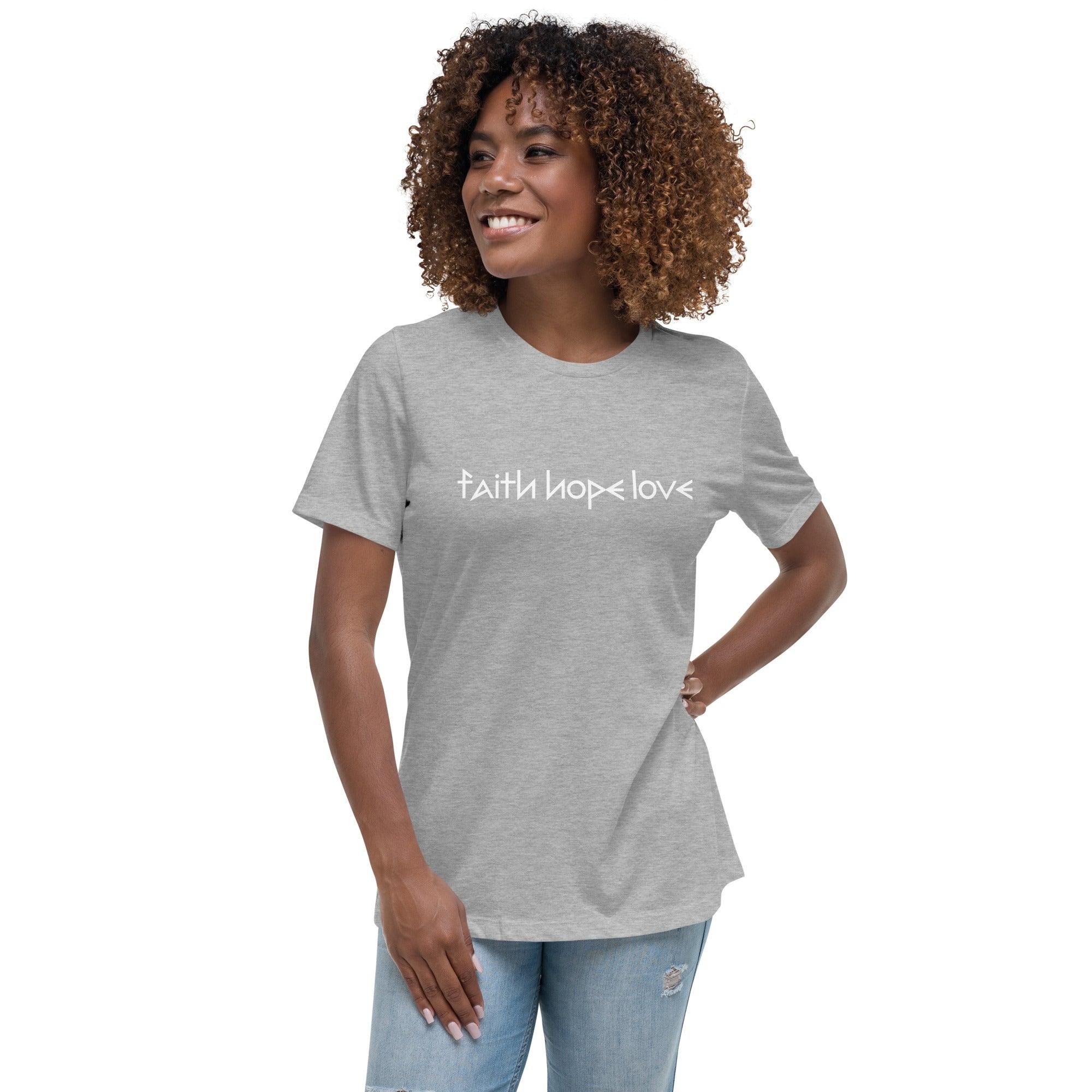 Faith Hope Love, Women's T-Shirt - Lamb’s Love