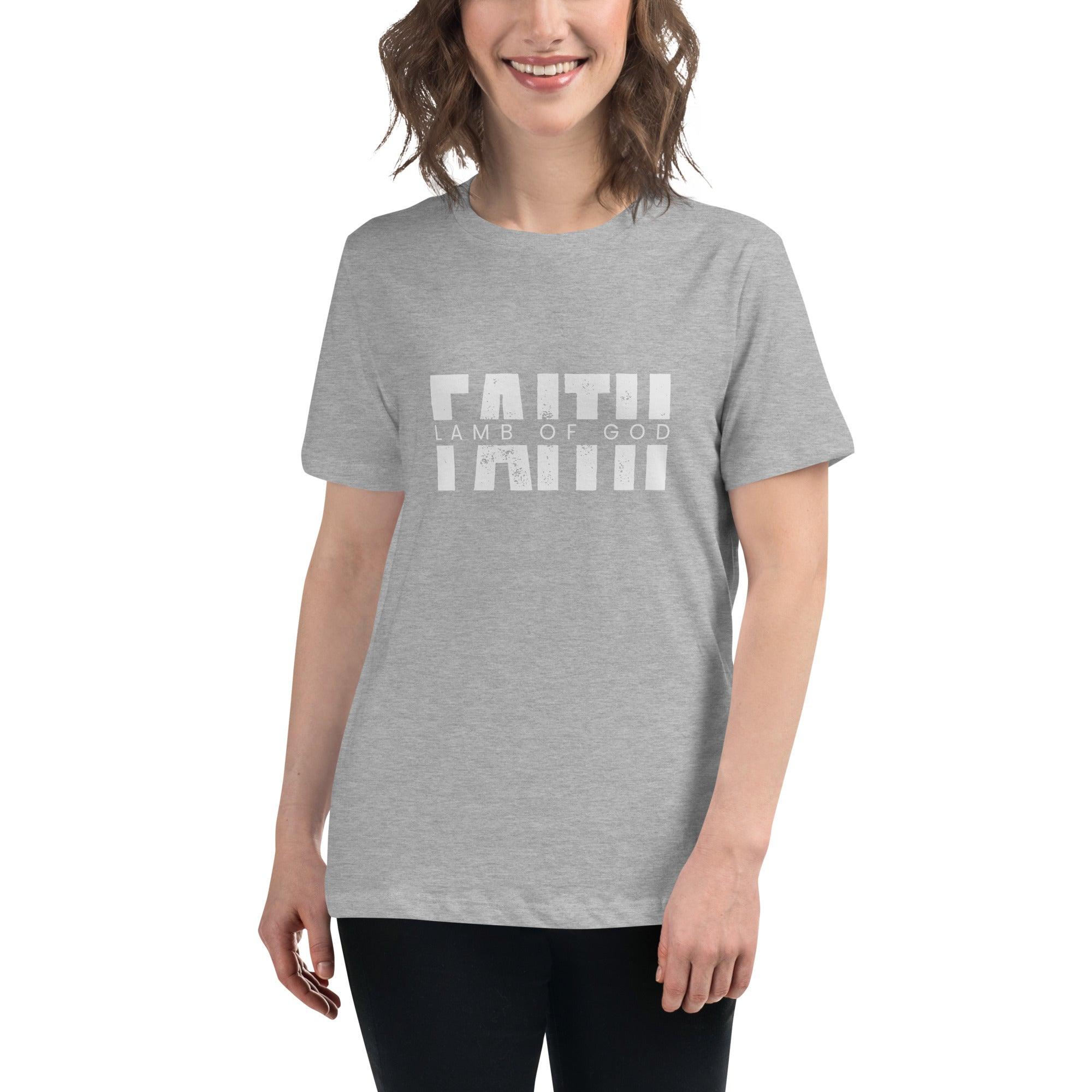 Faith in Lamb of God, Women's T-shirt - Lamb’s Love