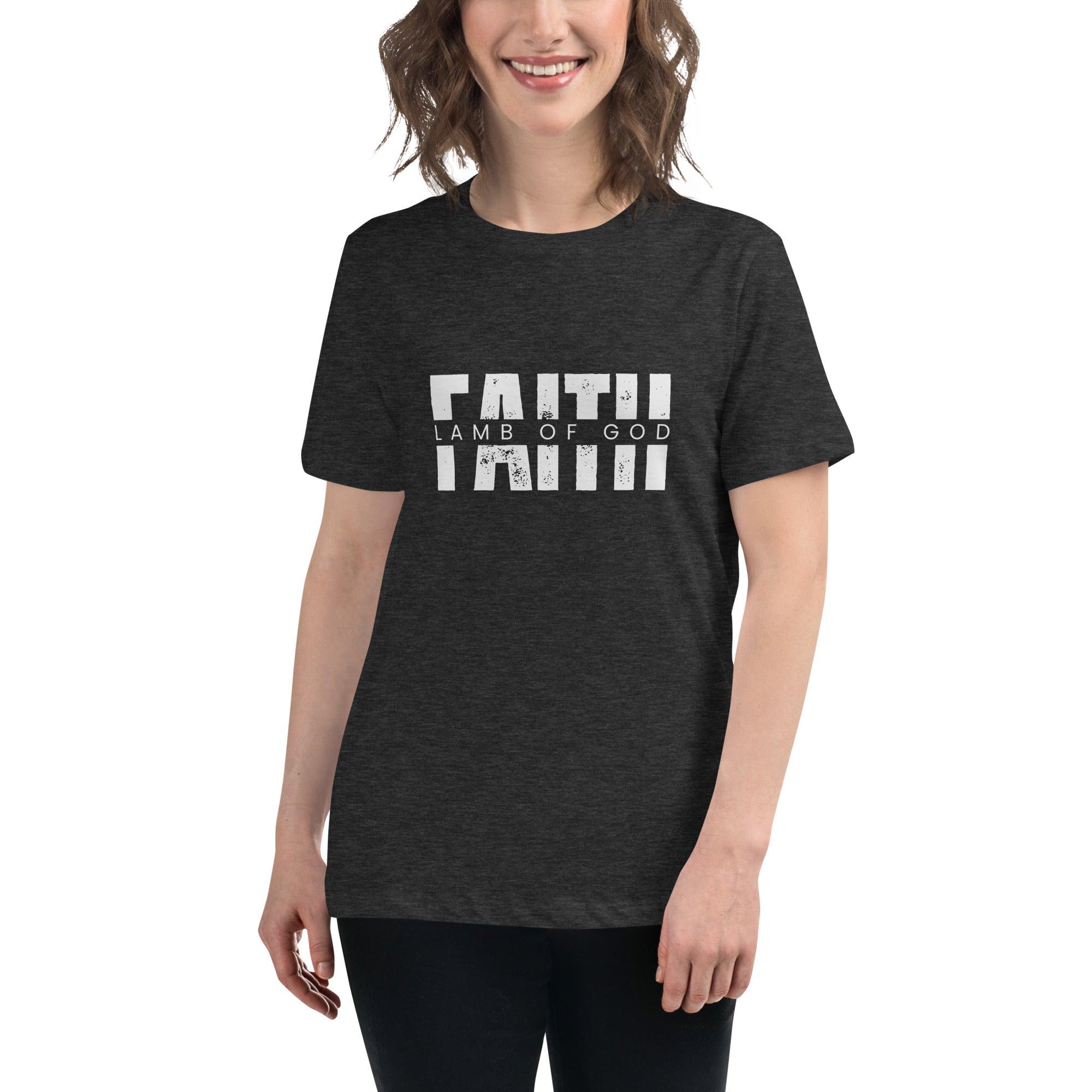 Faith in Lamb of God, Women's T-shirt - Lamb’s Love