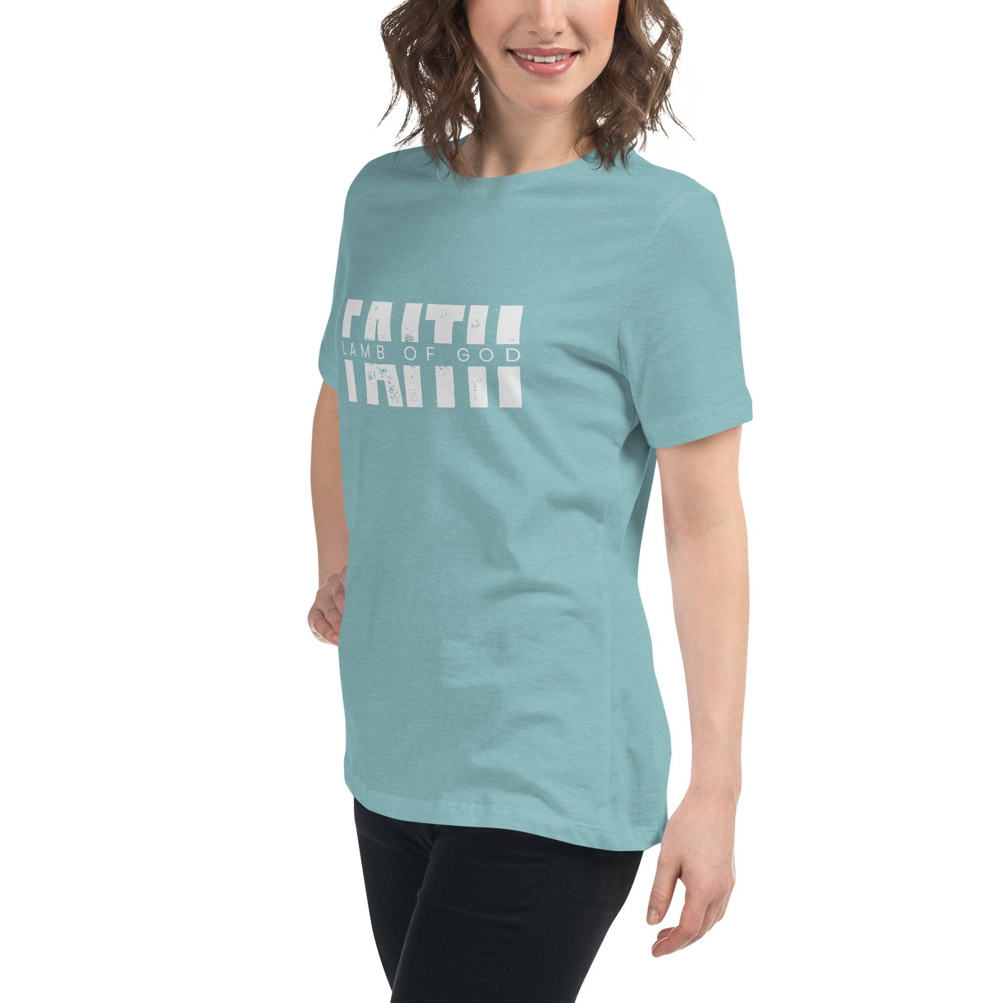 Faith in Lamb of God, Women's T-shirt - Lamb’s Love