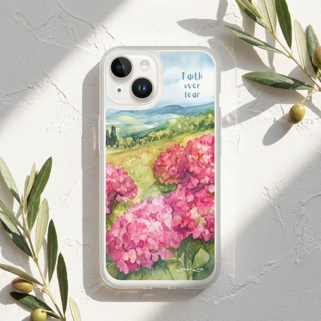Faith Over Fear, MagSafe Compatible Christian Phone Case