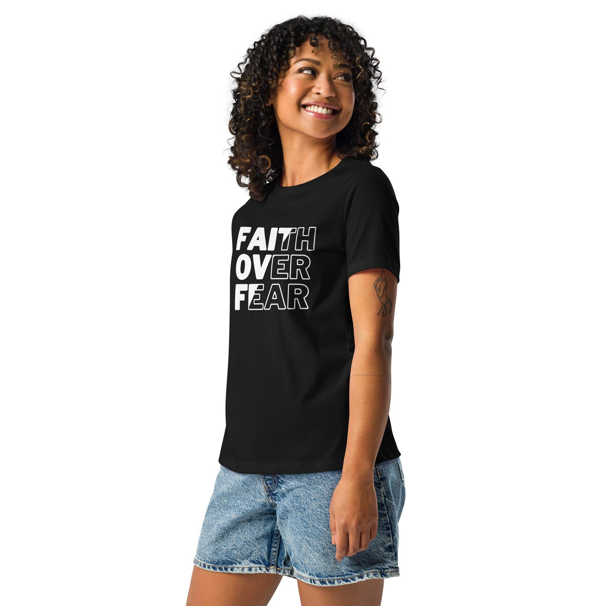 Faith Over Fear, Women's T-Shirt - Lamb’s Love