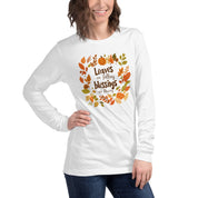 Flowing Blessing, Women's Long Sleeve Tee - Lamb’s Love