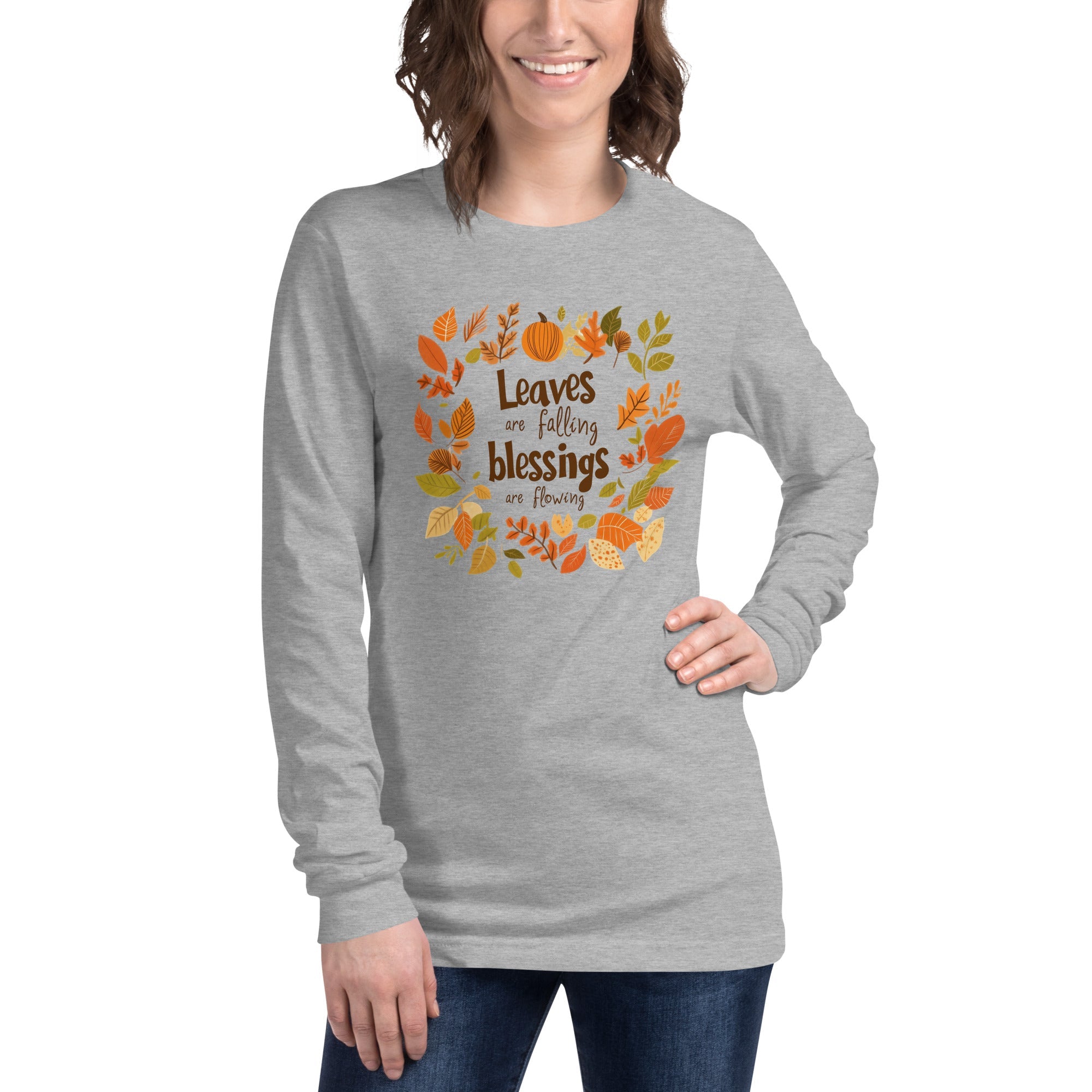 Flowing Blessing, Women's Long Sleeve Tee - Lamb’s Love