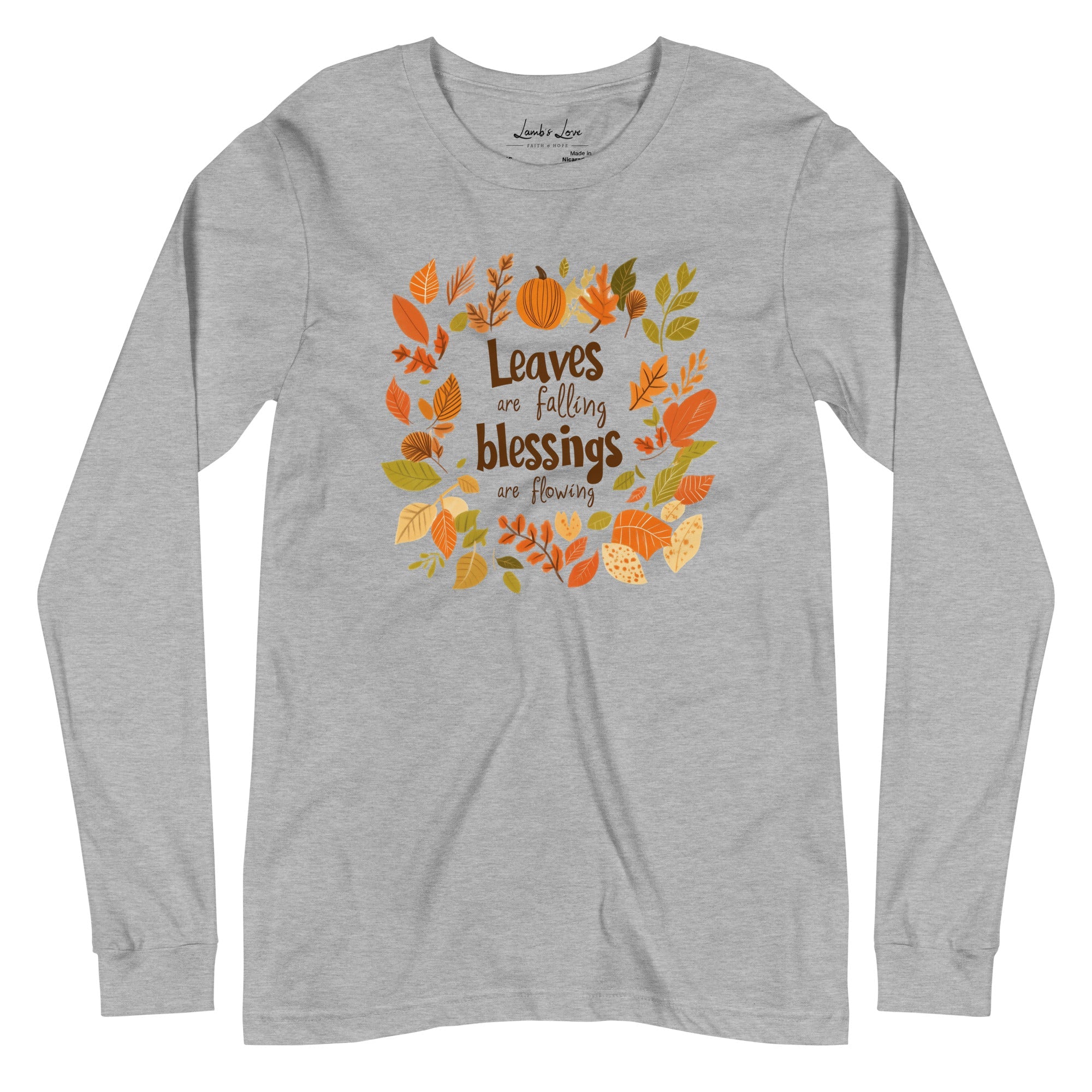 Flowing Blessing, Women's Long Sleeve Tee - Lamb’s Love