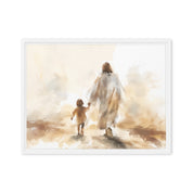 Follow Jesus, Framed canvas - Lamb’s Love