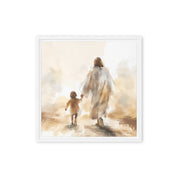 Follow Jesus, Framed canvas - Lamb’s Love