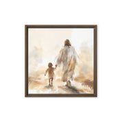 Follow Jesus, Framed canvas - Lamb’s Love