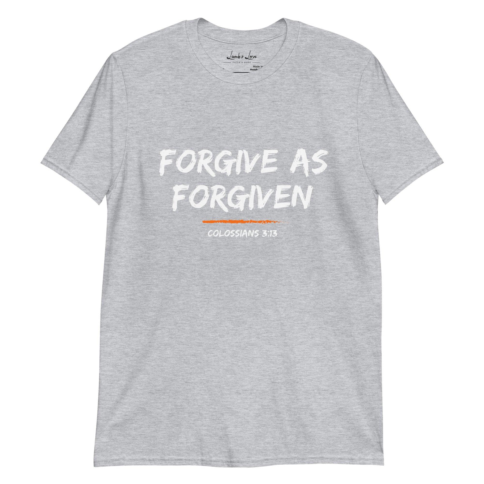 Forgive as Forgiven, Men's T-Shirt - Lamb’s Love