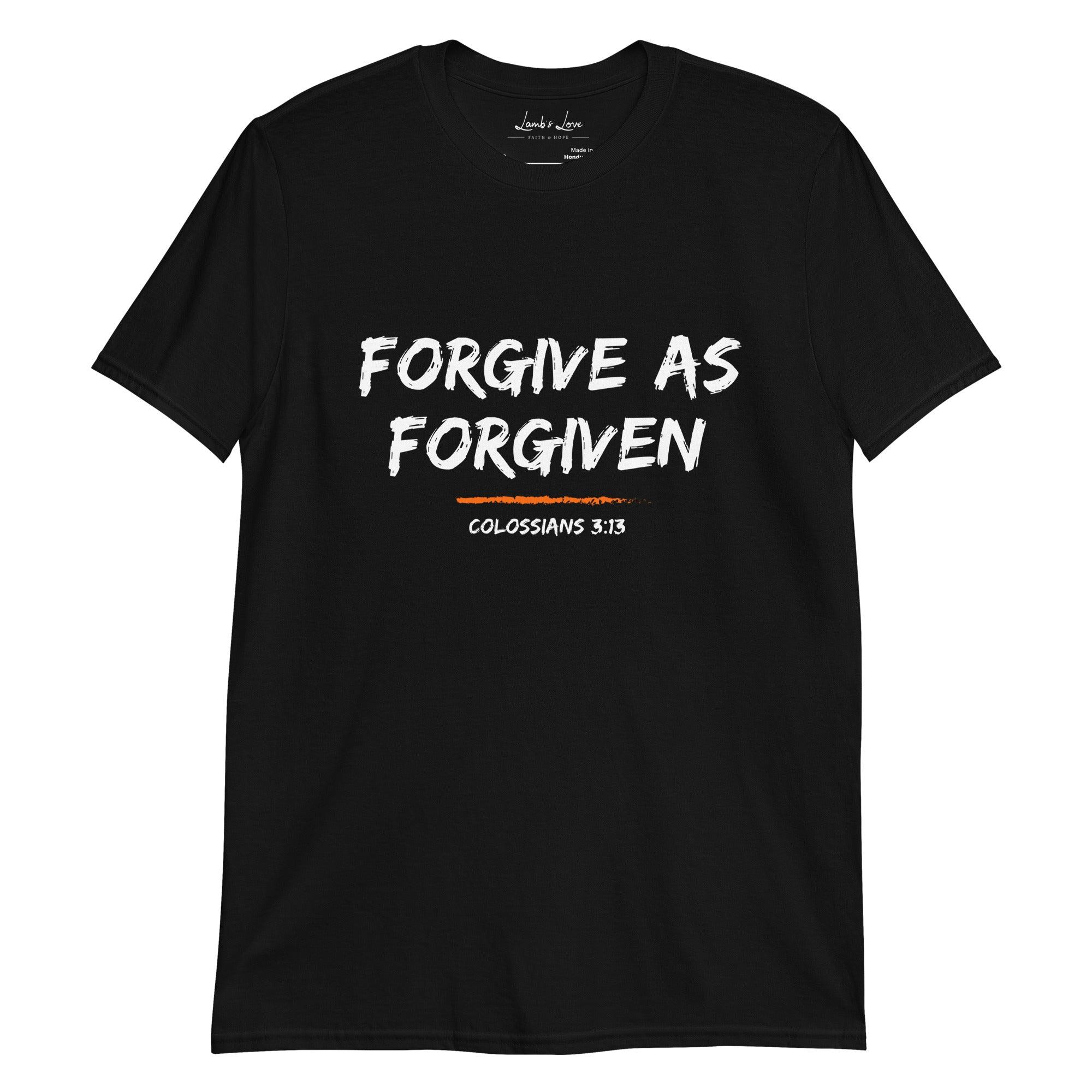 Forgive as Forgiven, Men's T-Shirt - Lamb’s Love