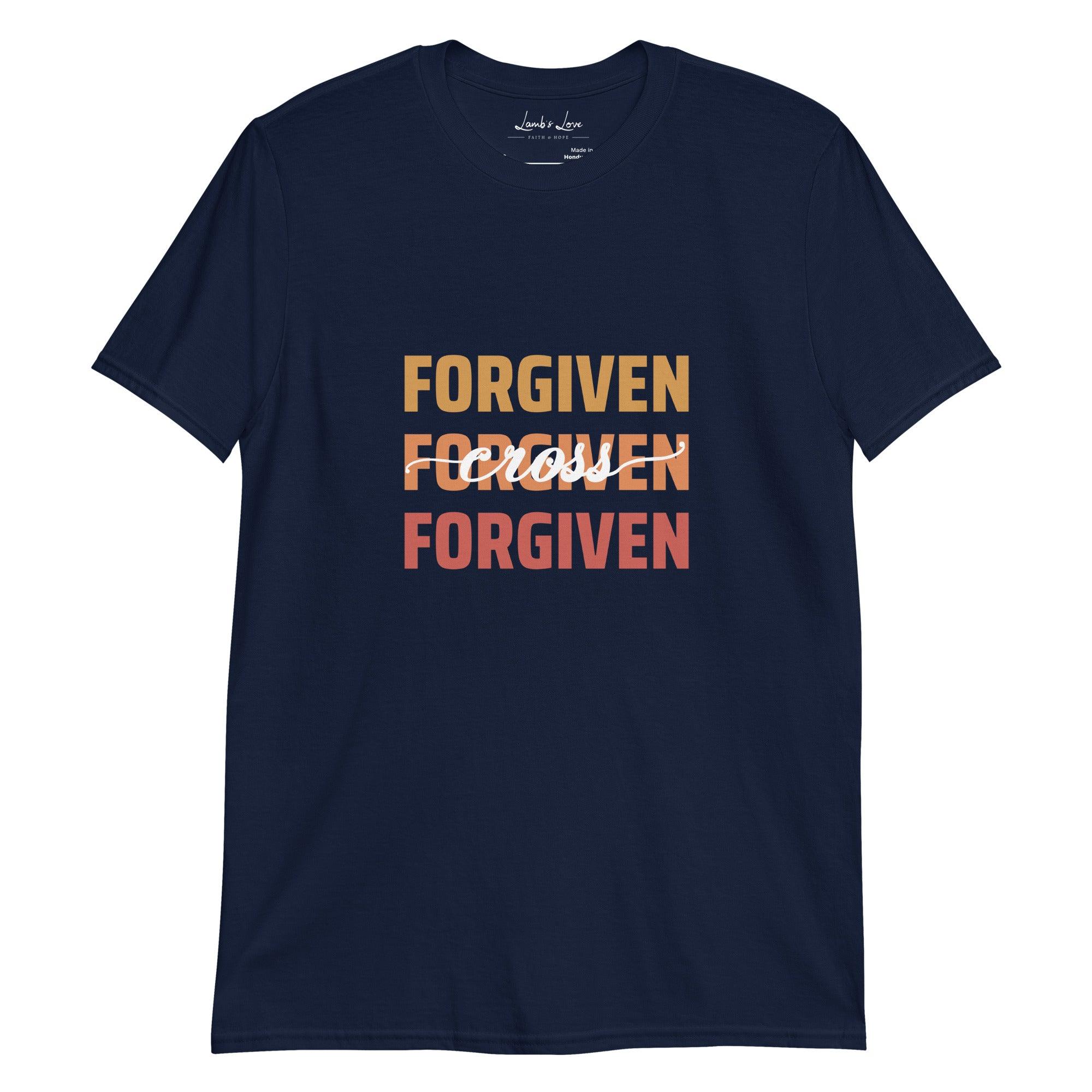 Forgiven on Cross, Men's T-shirt - Lamb’s Love