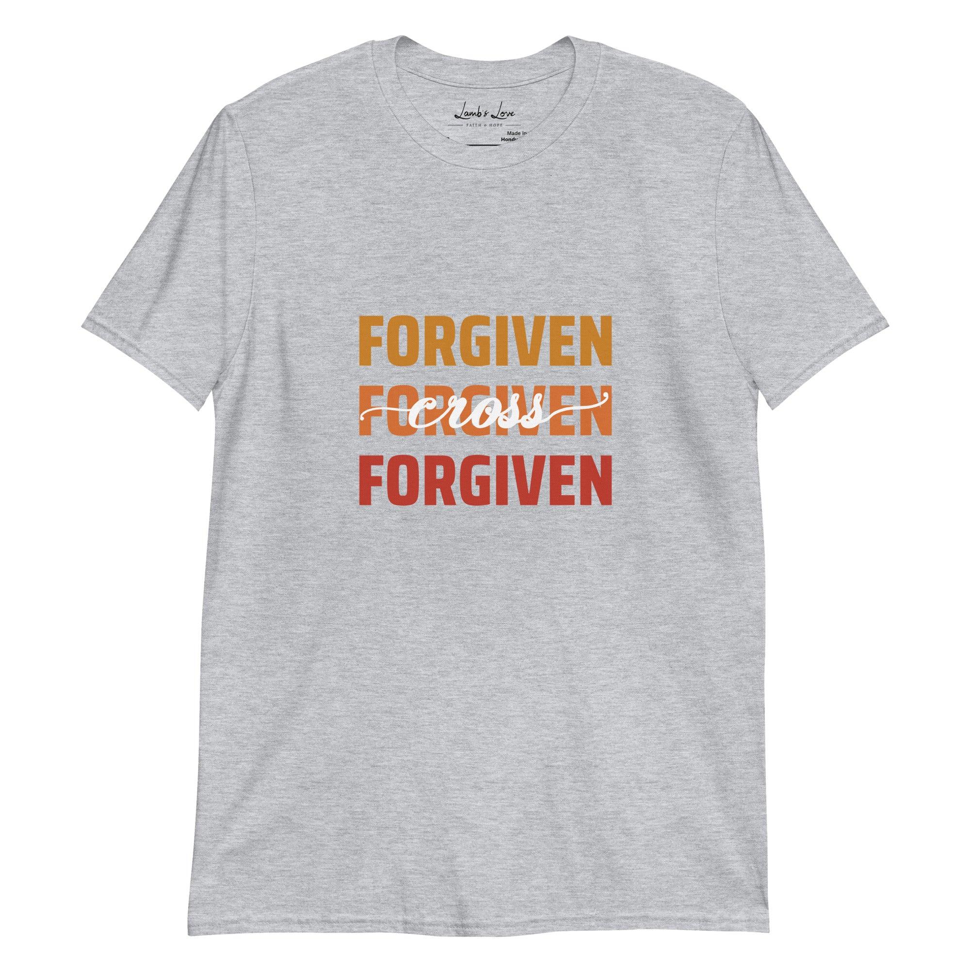 Forgiven on Cross, Men's T-shirt - Lamb’s Love