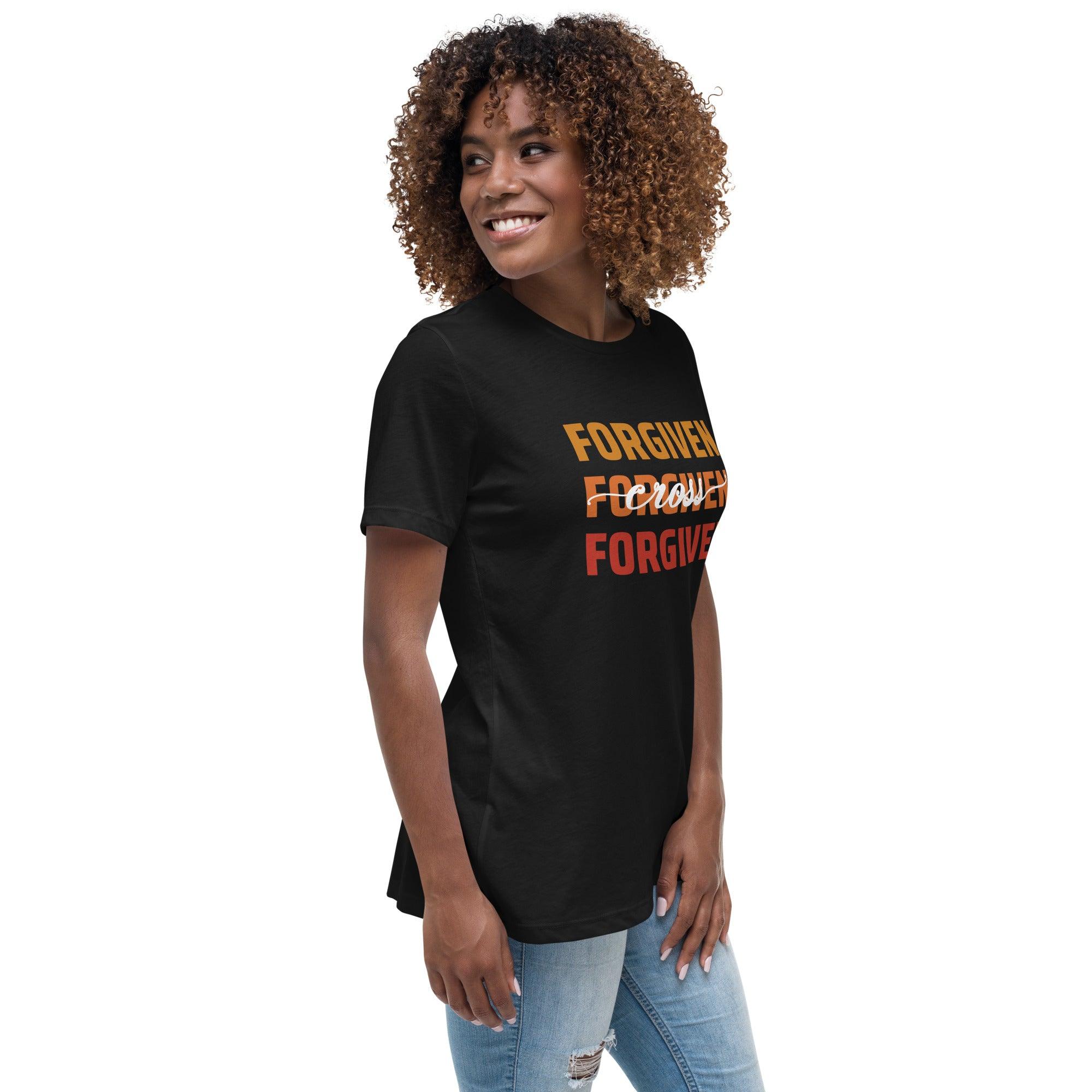 Forgiven on Cross, Women's T-Shirt - Lamb’s Love