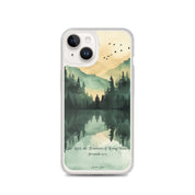 Fountain of Living Water, Clear-edge Case for iPhone - Lamb’s Love