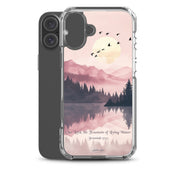 Fountain of Living Water, Clear - edge Case for iPhone - Lamb’s Love