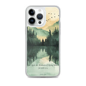 Fountain of Living Water, Clear-edge Case for iPhone - Lamb’s Love