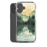 Fountain of Living Water, Clear - edge Case for iPhone - Lamb’s Love