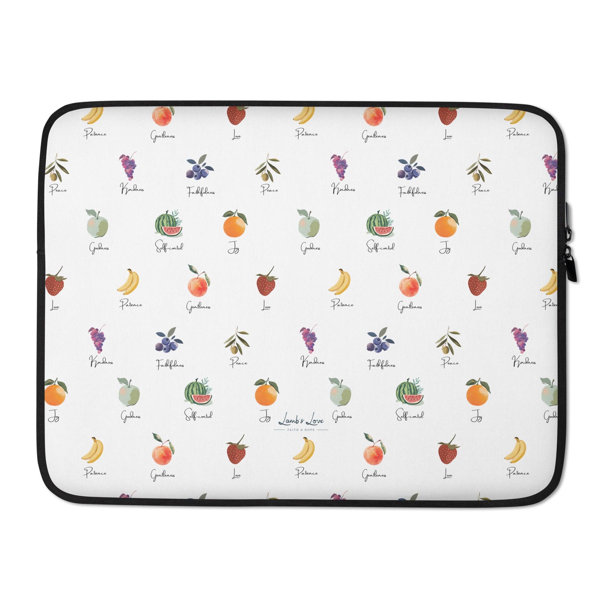 Fruits of Spirit, Laptop Sleeve - Lamb’s Love