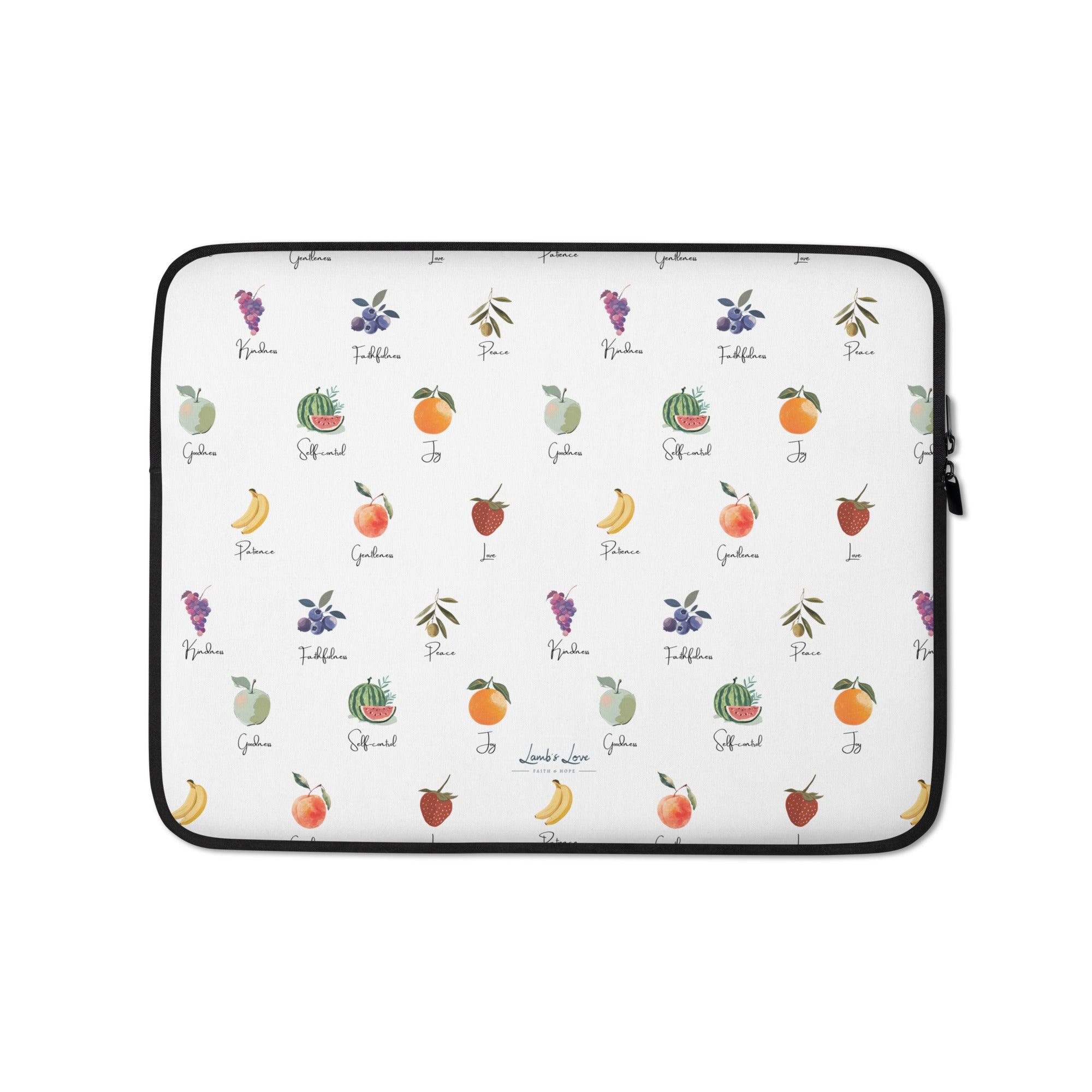 Fruits of Spirit, Laptop Sleeve - Lamb’s Love