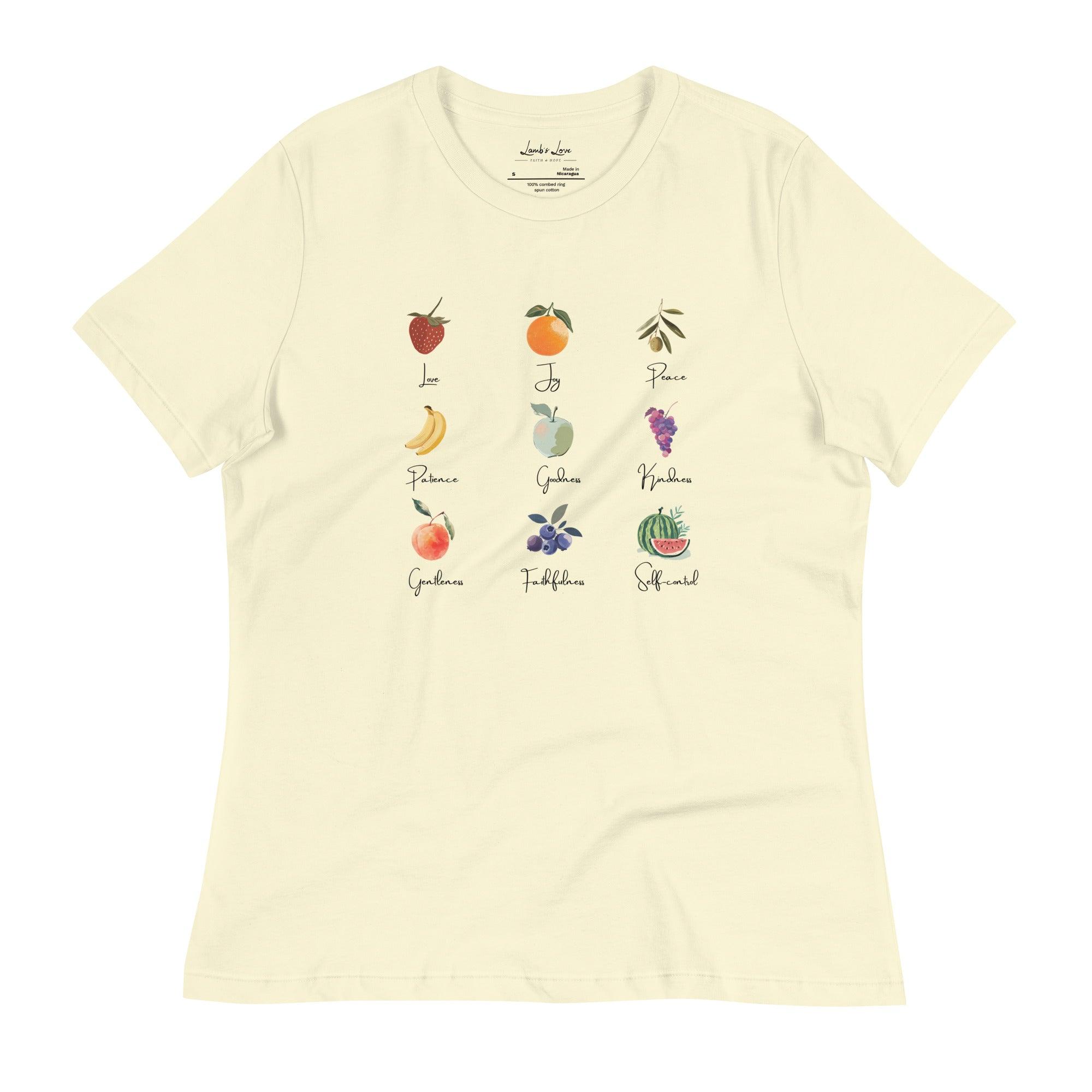 Fruits of Spirit, Women's T-Shirt - Lamb’s Love