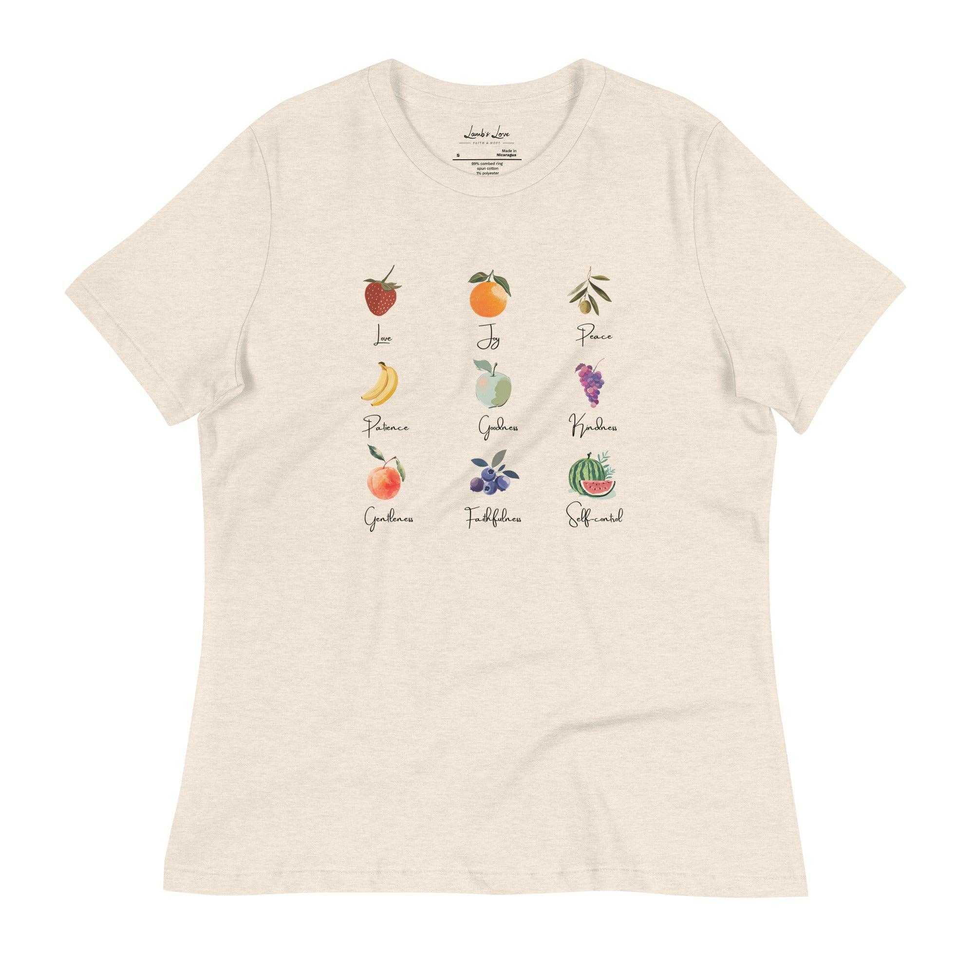 Fruits of Spirit, Women's T-Shirt - Lamb’s Love