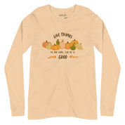 Give Thanks, Women's Long Sleeve Tee - Lamb’s Love