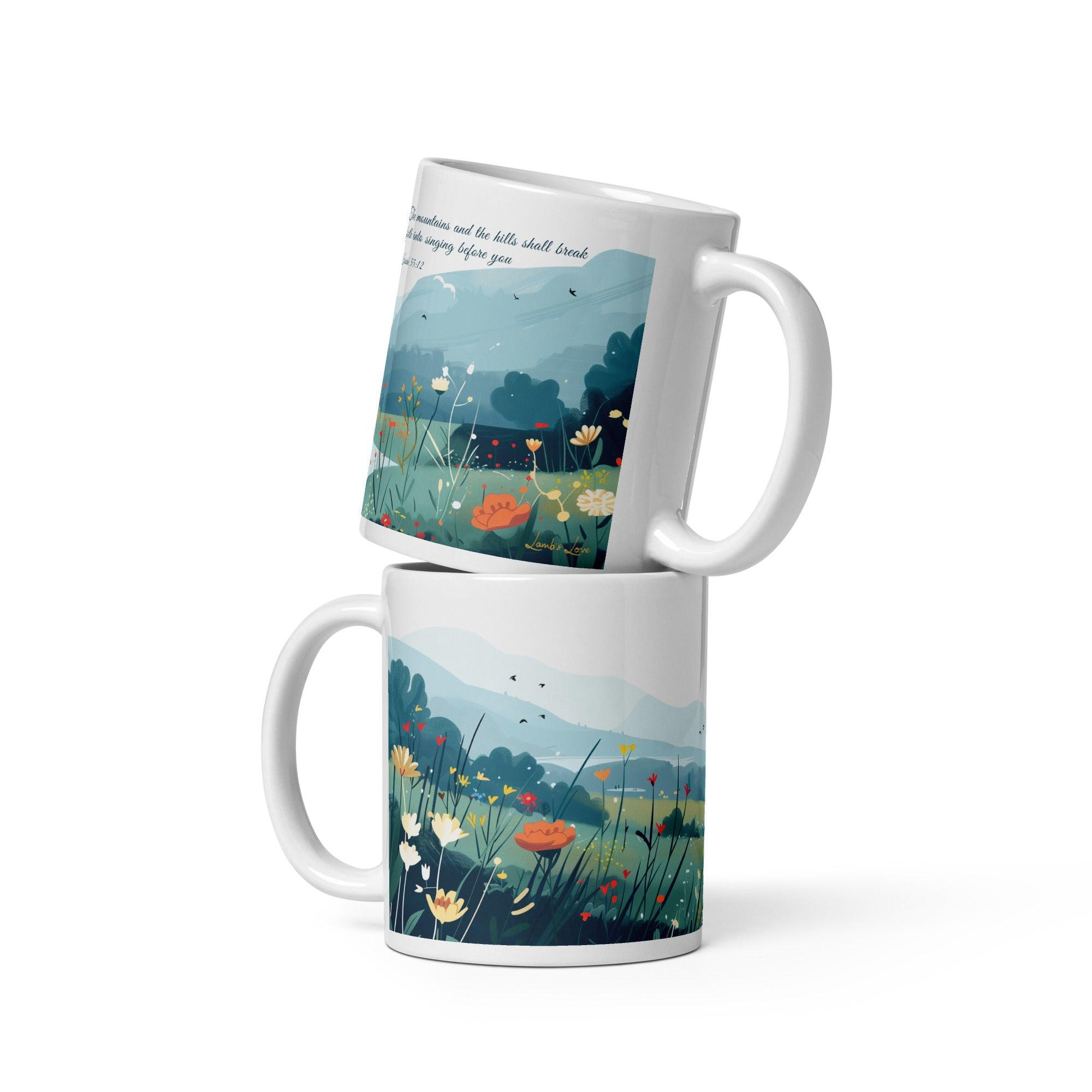 God's Grace in Four Seasons - Summer, White Interior Mug - Lamb’s Love