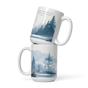 God's Grace in Four Seasons - Winter, White Interior Mug - Lamb’s Love