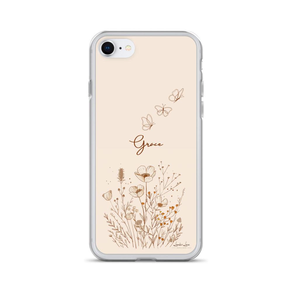 Grace, Clear-edge Case for iPhone - Lamb’s Love